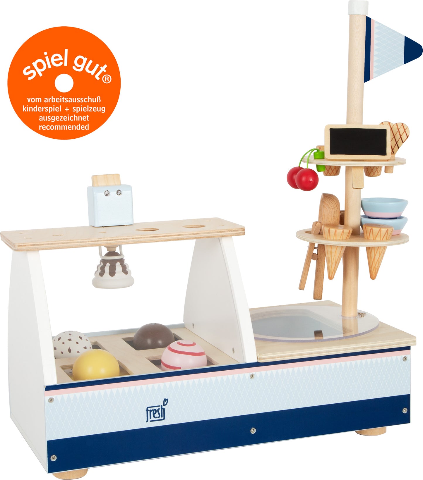 Small Foot Wooden Ice Cream Counter Fresh