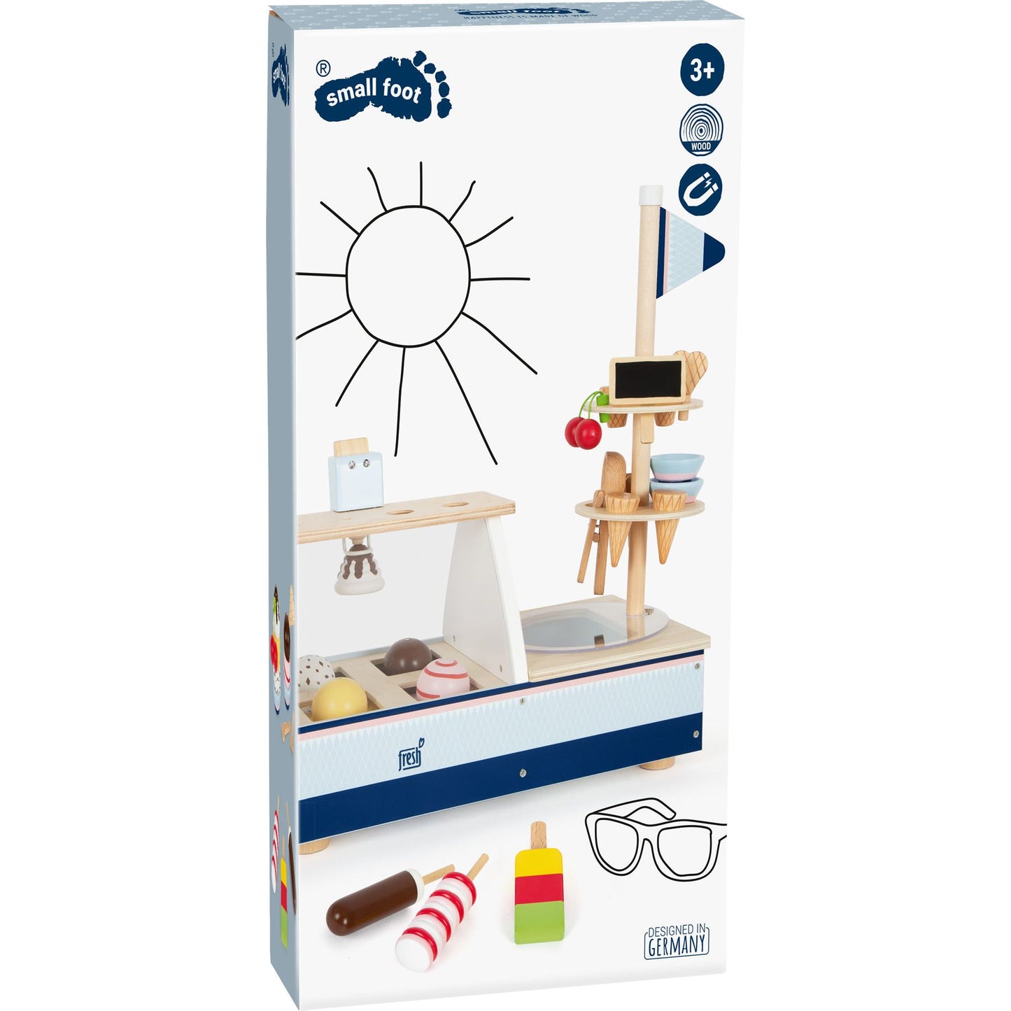 Small Foot Wooden Ice Cream Counter Fresh