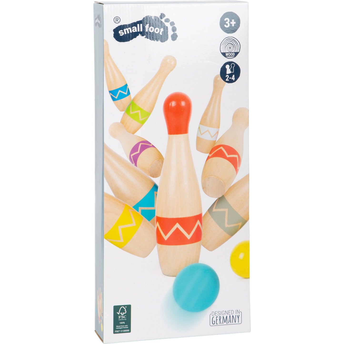 Small Foot Wooden Skittles Game Active