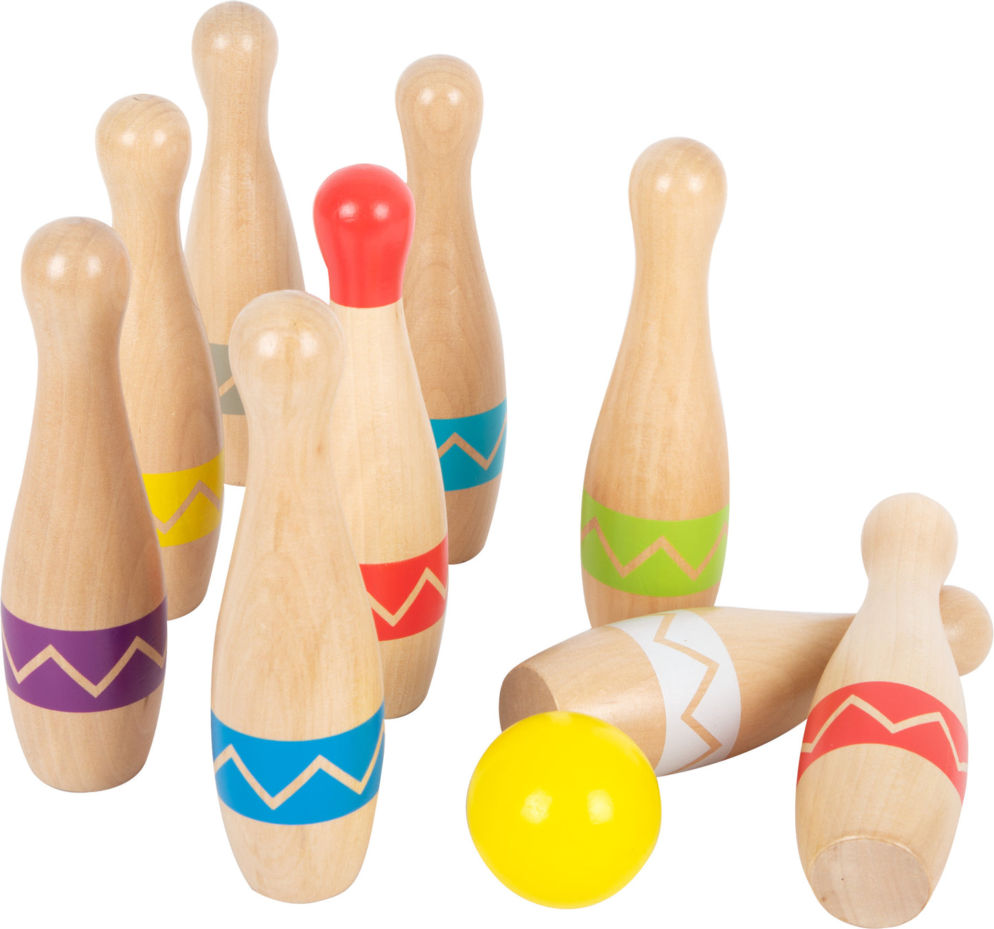 Small Foot Wooden Skittles Game Active