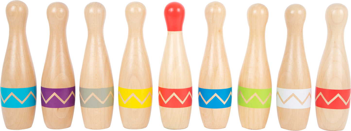 Small Foot Wooden Skittles Game Active