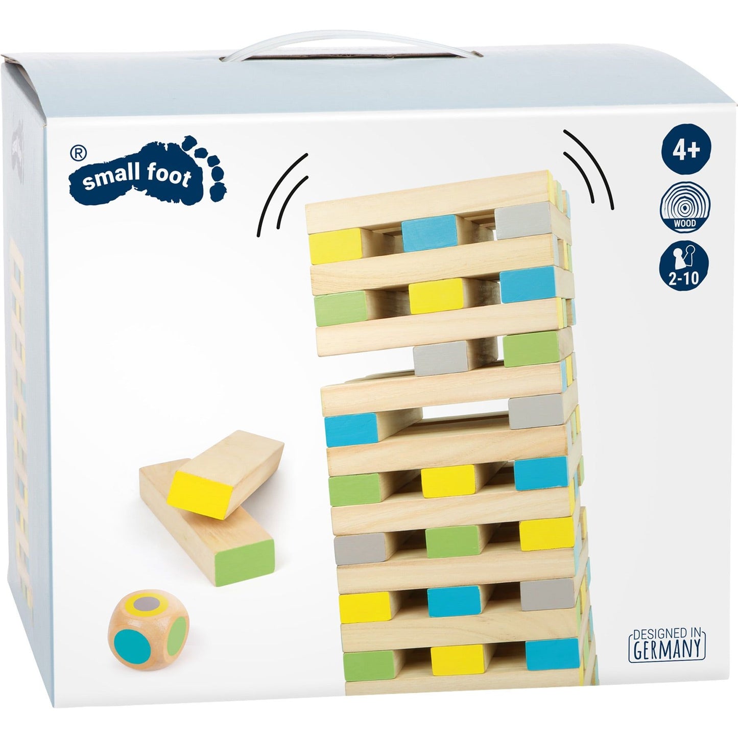 Small Foot Wooden XXL Wobbly Tower Active