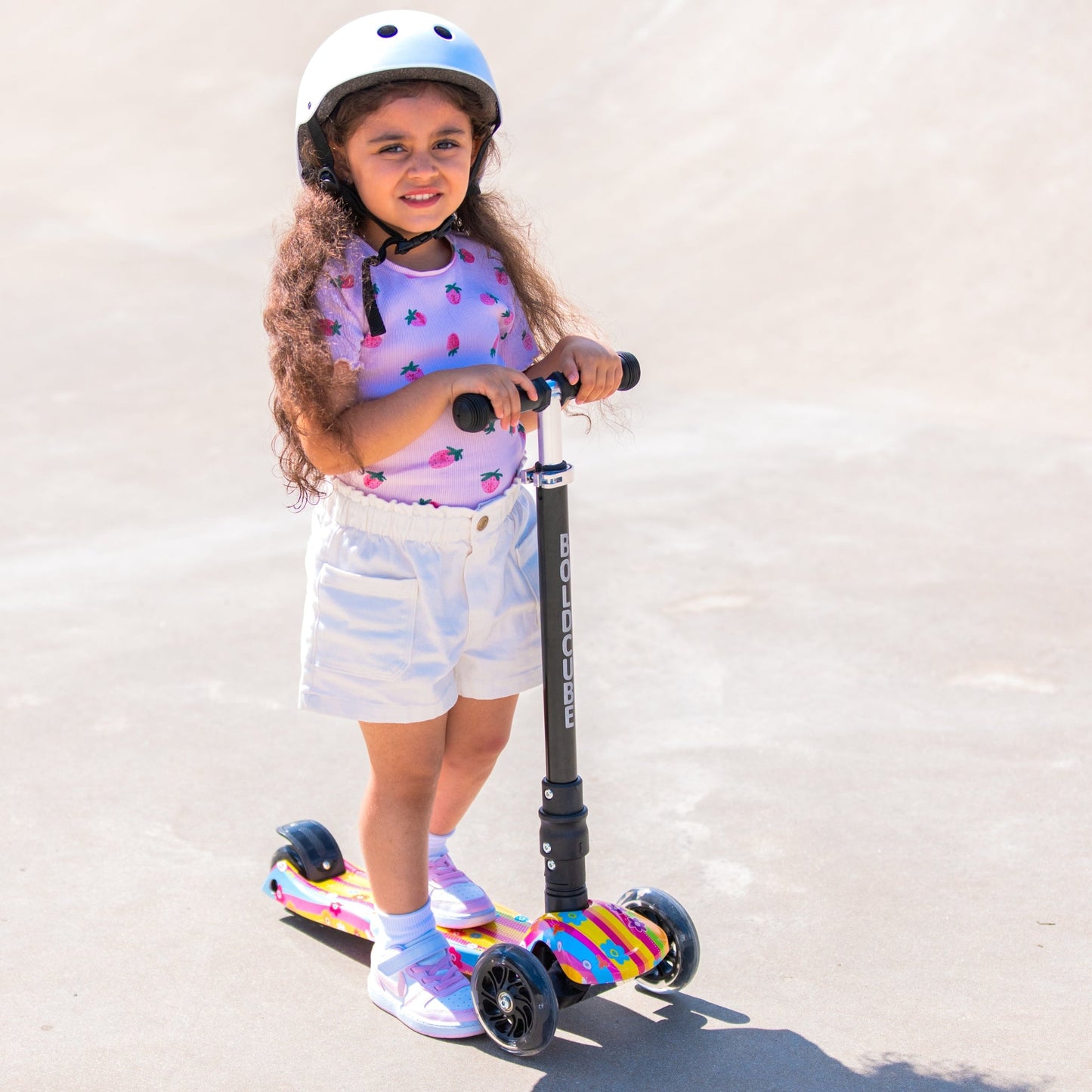 BOLDCUBE Flower Power - Big 3 Wheel Scooter