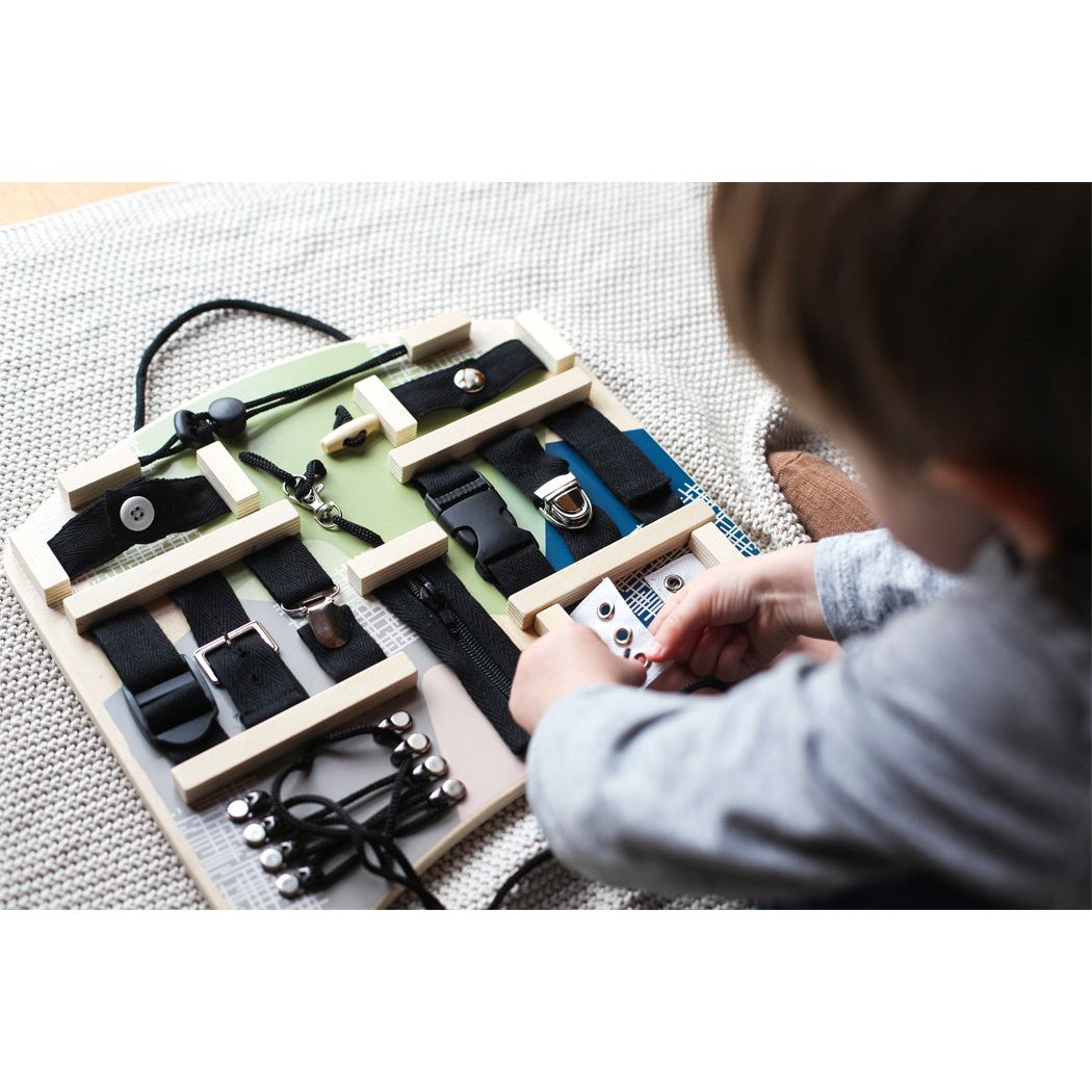 Small Foot Latches and Bindings Motor Activity Board