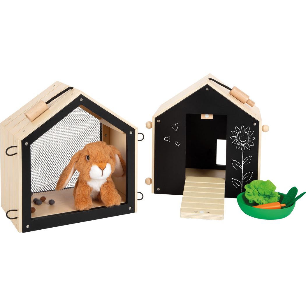 Small Foot Rabbit Hutch with Enclosure