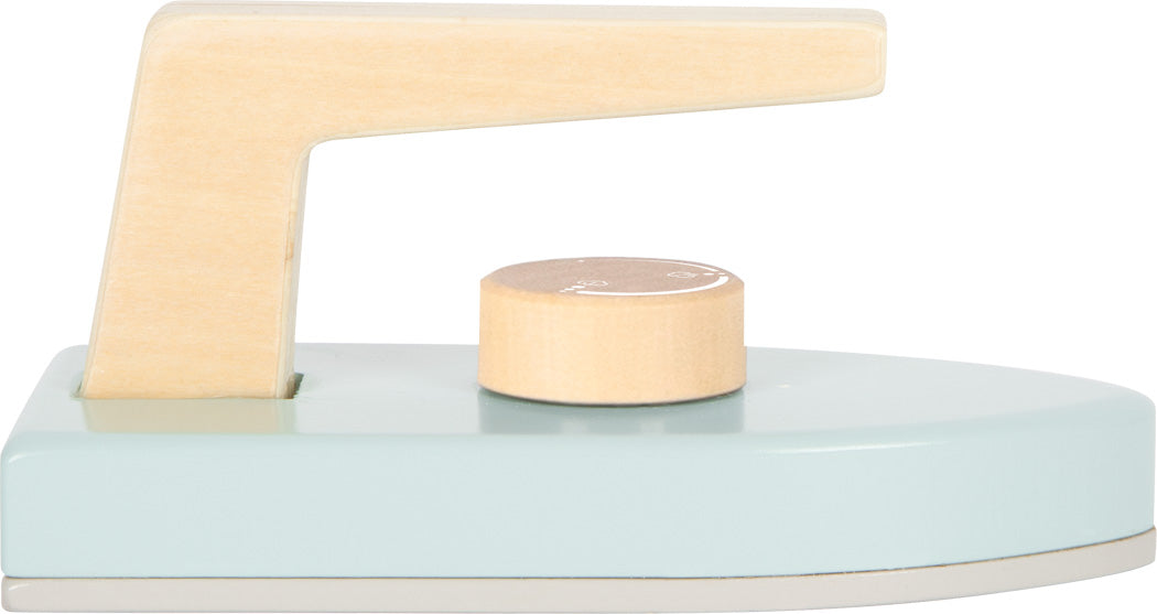 Small Foot Wooden Ironing Board With Iron