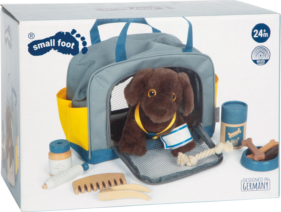 Small Foot Dog with Carry Bag and Care Set