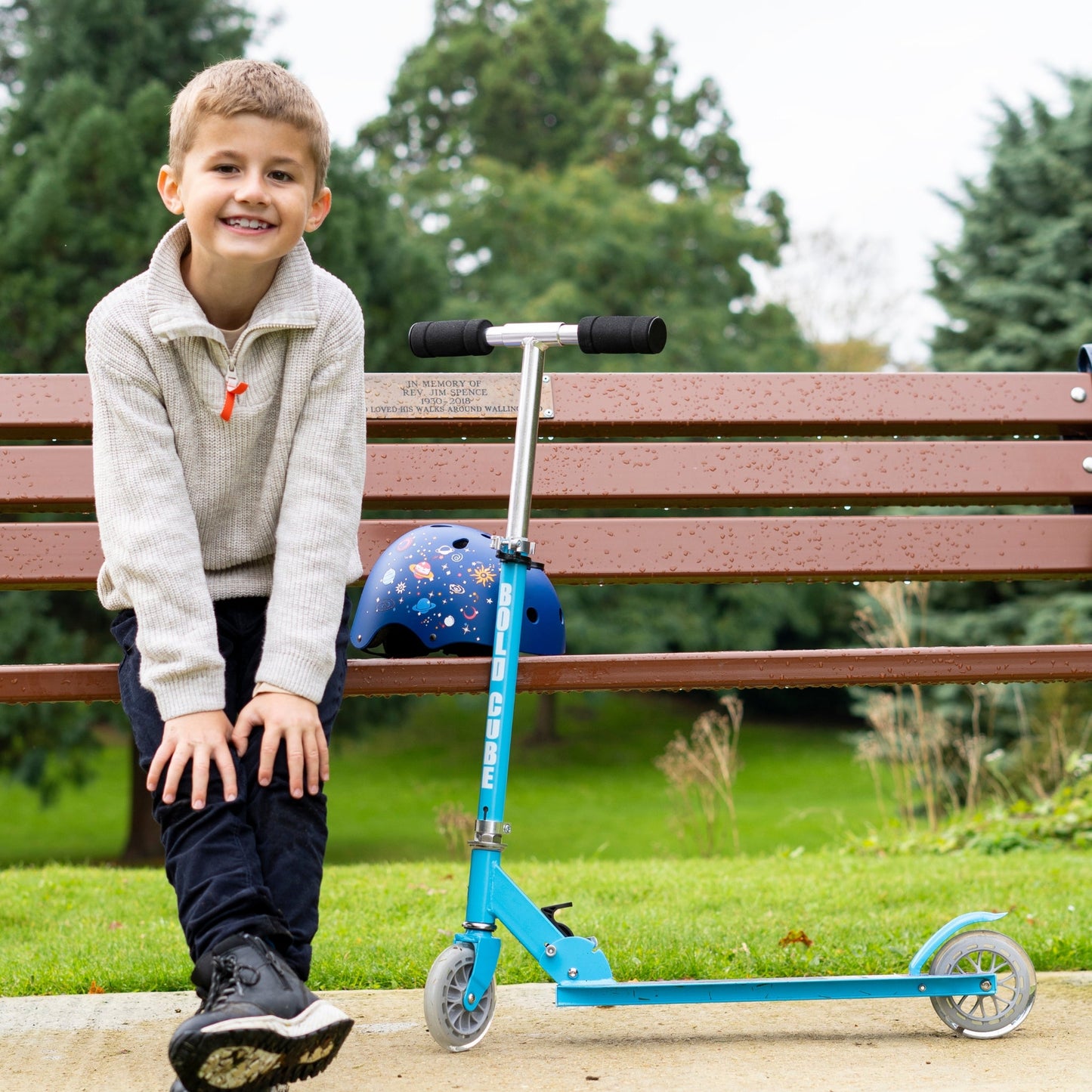 BOLDCUBE Blue - 2 Wheel Scooter
