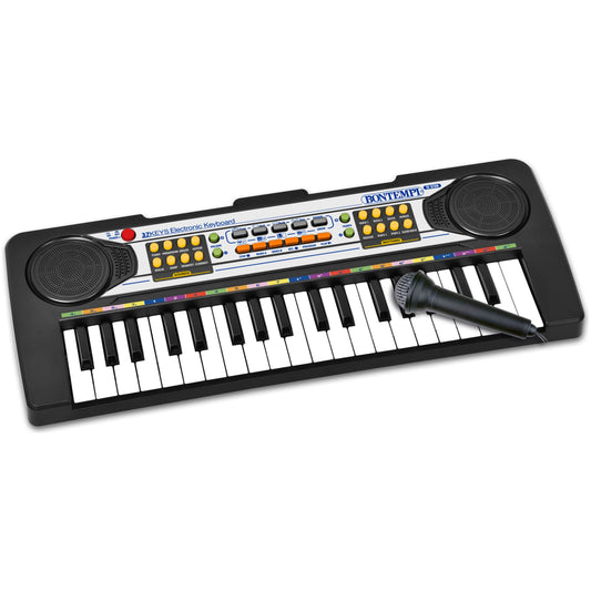 Bontempi 37-Key Electronic Keyboard with Microphone