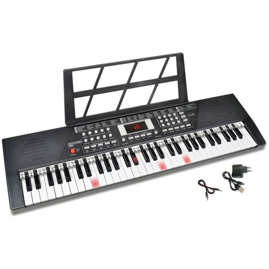 Bontempi 61-Key Electronic Keyboard with Lighted Keys