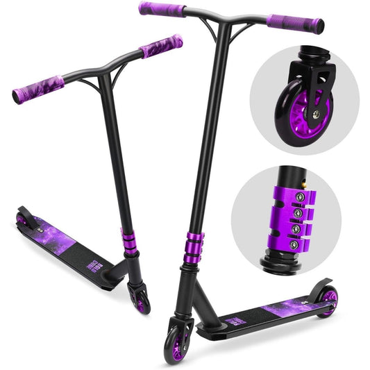 BOLDCUBE Purple - Deluxe Stunt Scooter