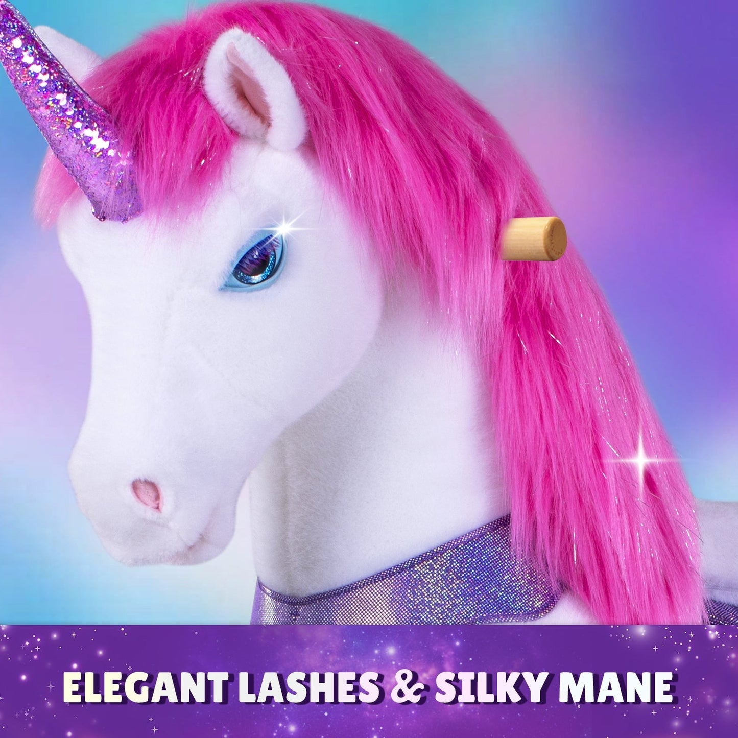 Model Y Pink Unicorn Rideable Toy for Age 3-4