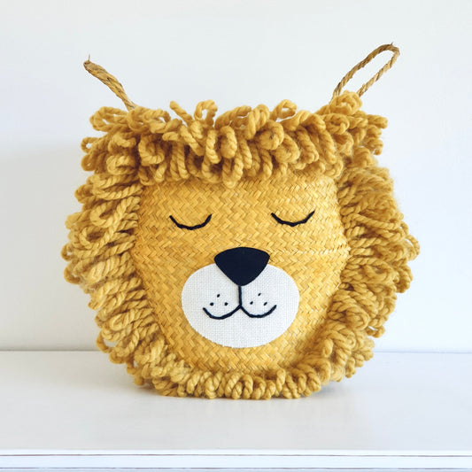 Yellow Lion Basket - Medium