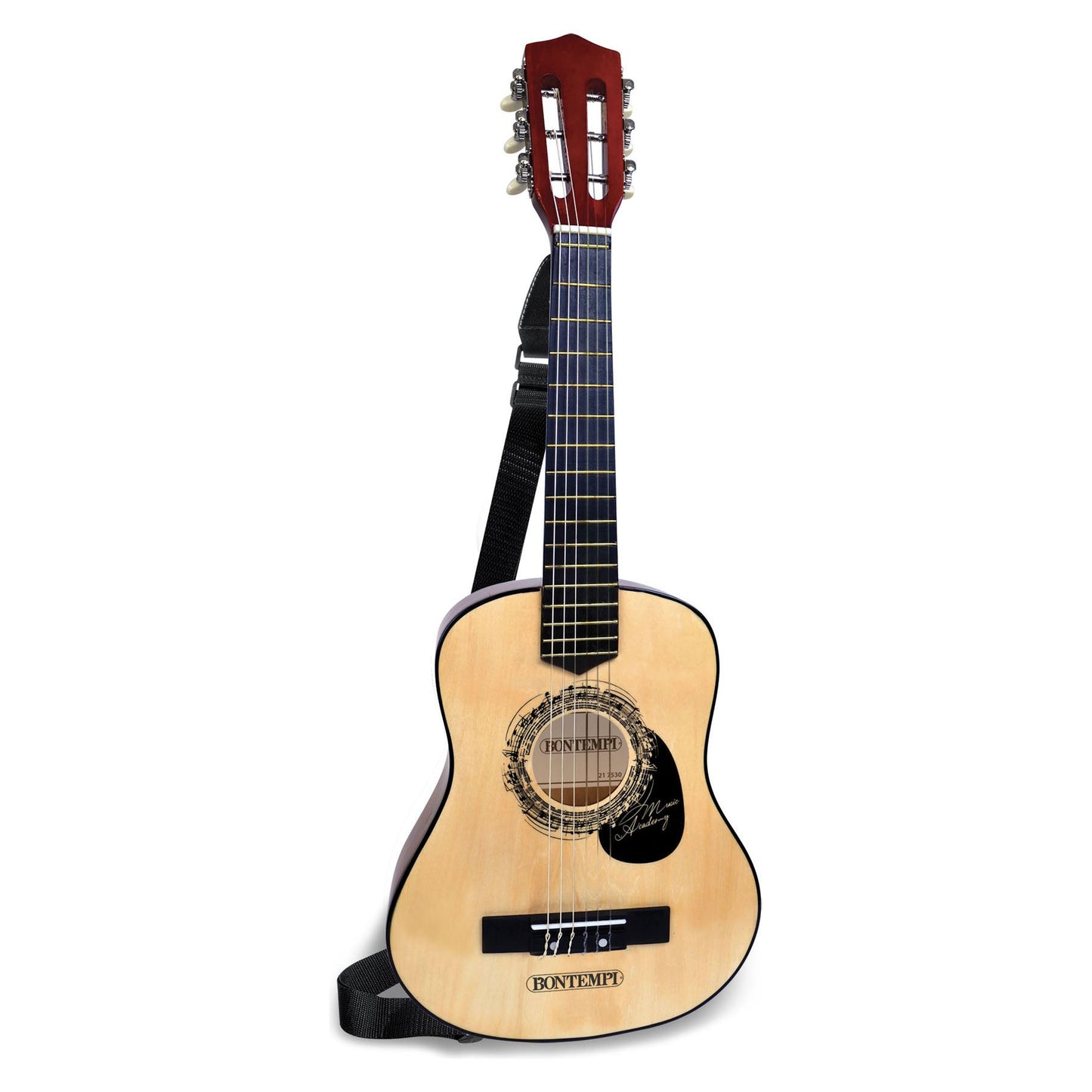 Bontempi Classical Wooden Guitar with, Shoulder Strap