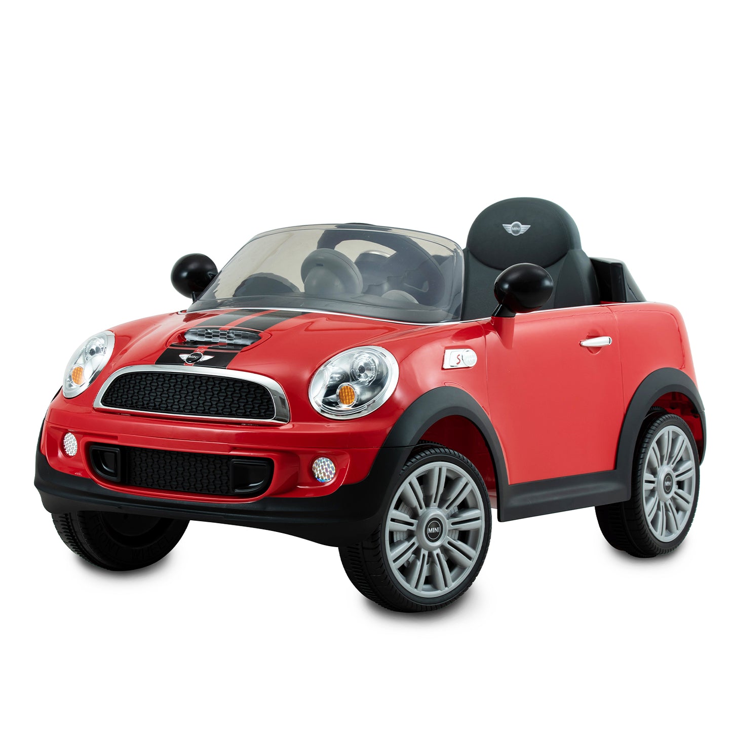 Mini Cooper S Roadster 6 Volt Car with Remote Control - Red