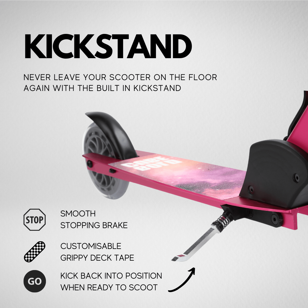 BOLDCUBE Sapphire - Deluxe 2 Wheel Scooter