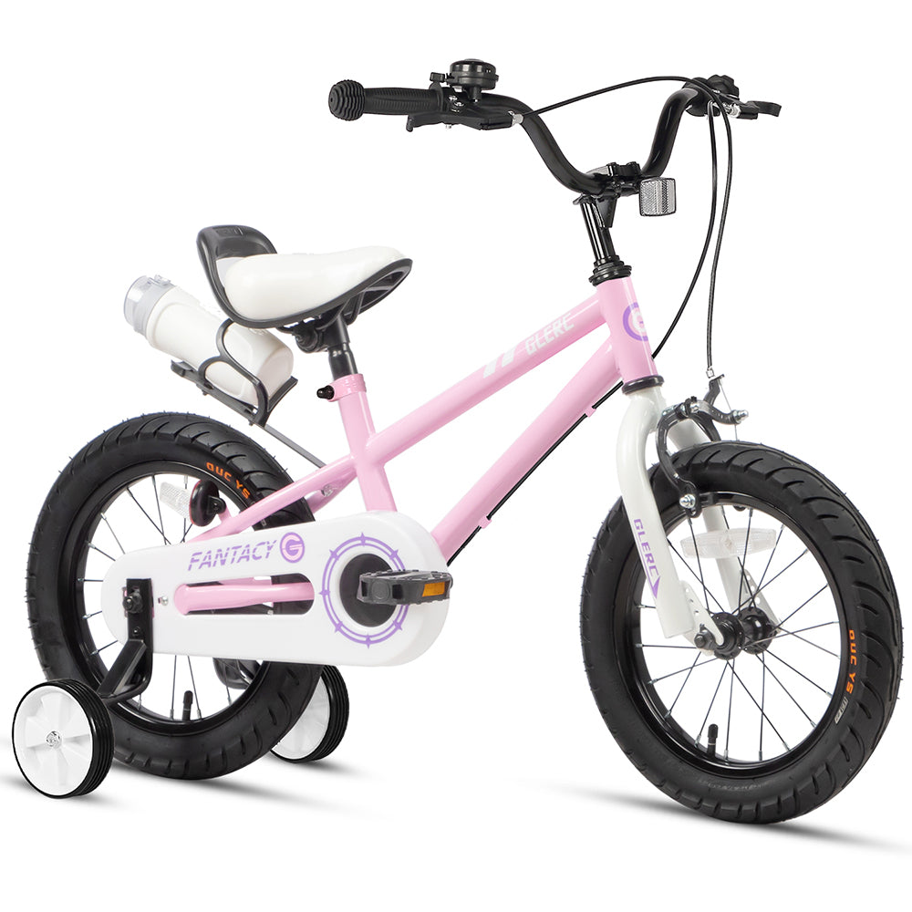 Glerc 12 Inch Kids Bike with Water Bottle - Fantacy