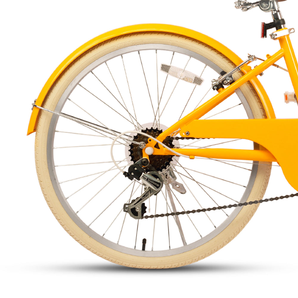 Glerc 26 Inch Beach Cruiser Hybrid Kids Bike - Missy
