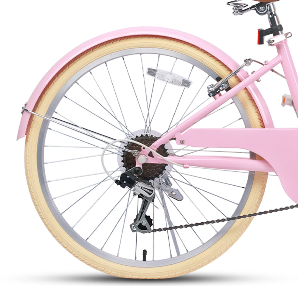 Glerc 20 Inch Beach Cruiser Hybrid Kids Bike - Missy