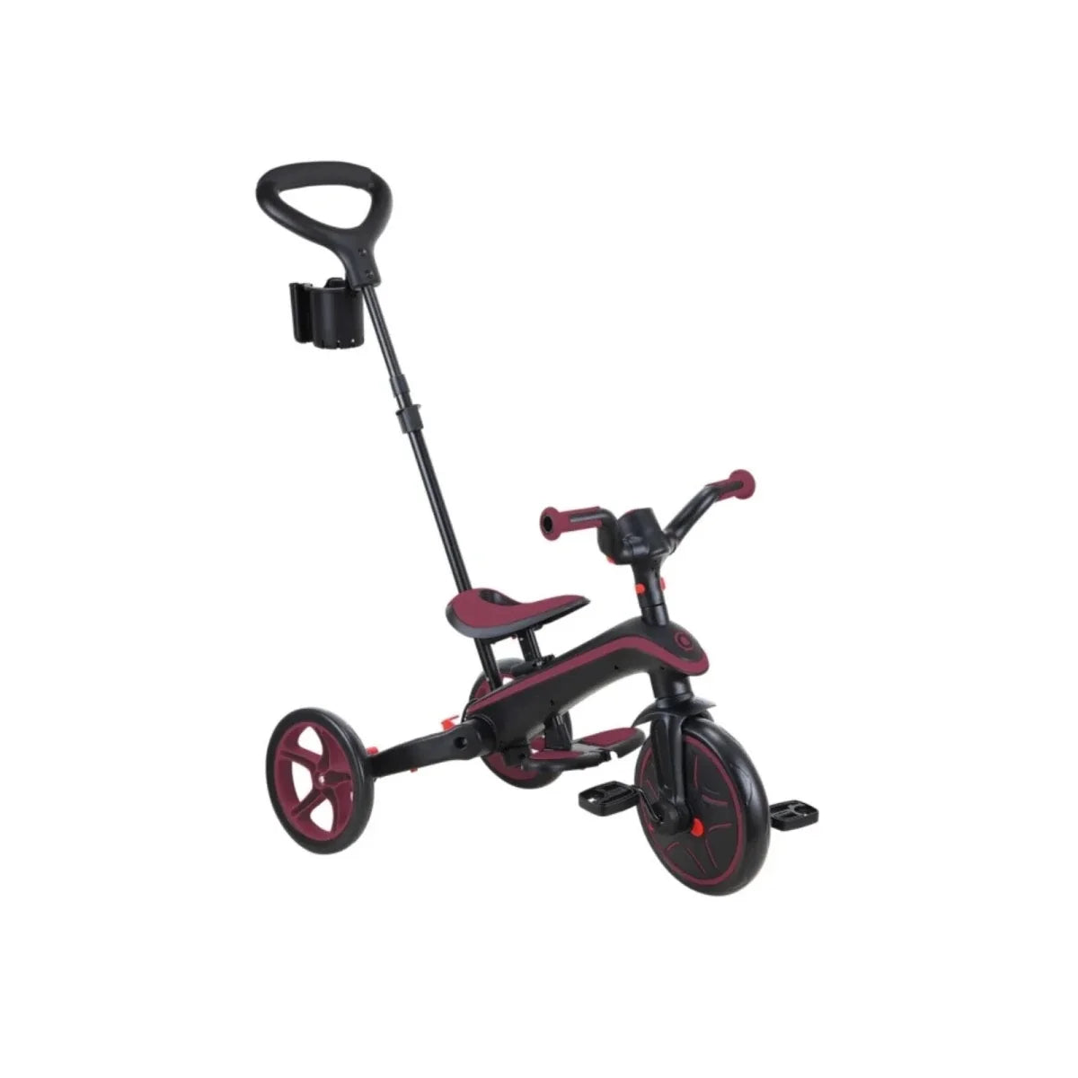 Globber 4-in-1 Explorer Trike Foldable - Burgundy