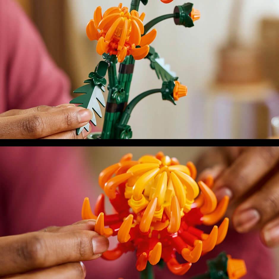 Lego Botanicals 10368 Chrysanthemum Model Set for Adults Ages 18 & Up