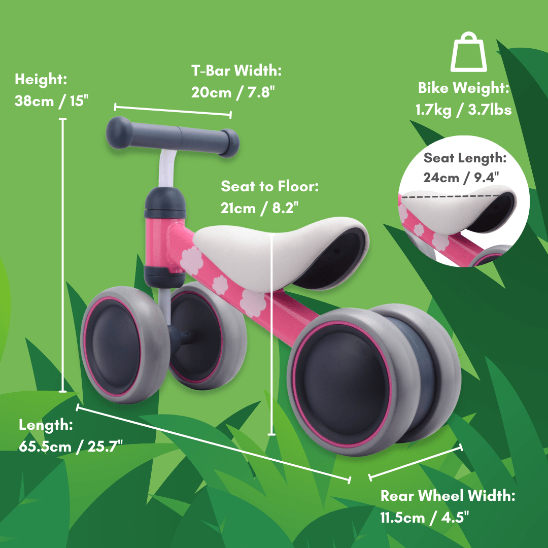 BOLDCUBE Bonnie Bunny - Baby Balance Bike