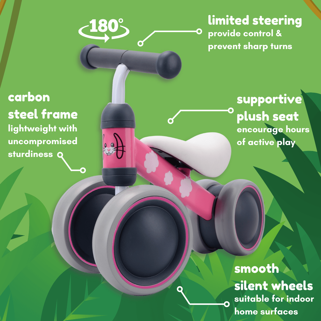 BOLDCUBE Bonnie Bunny - Baby Balance Bike