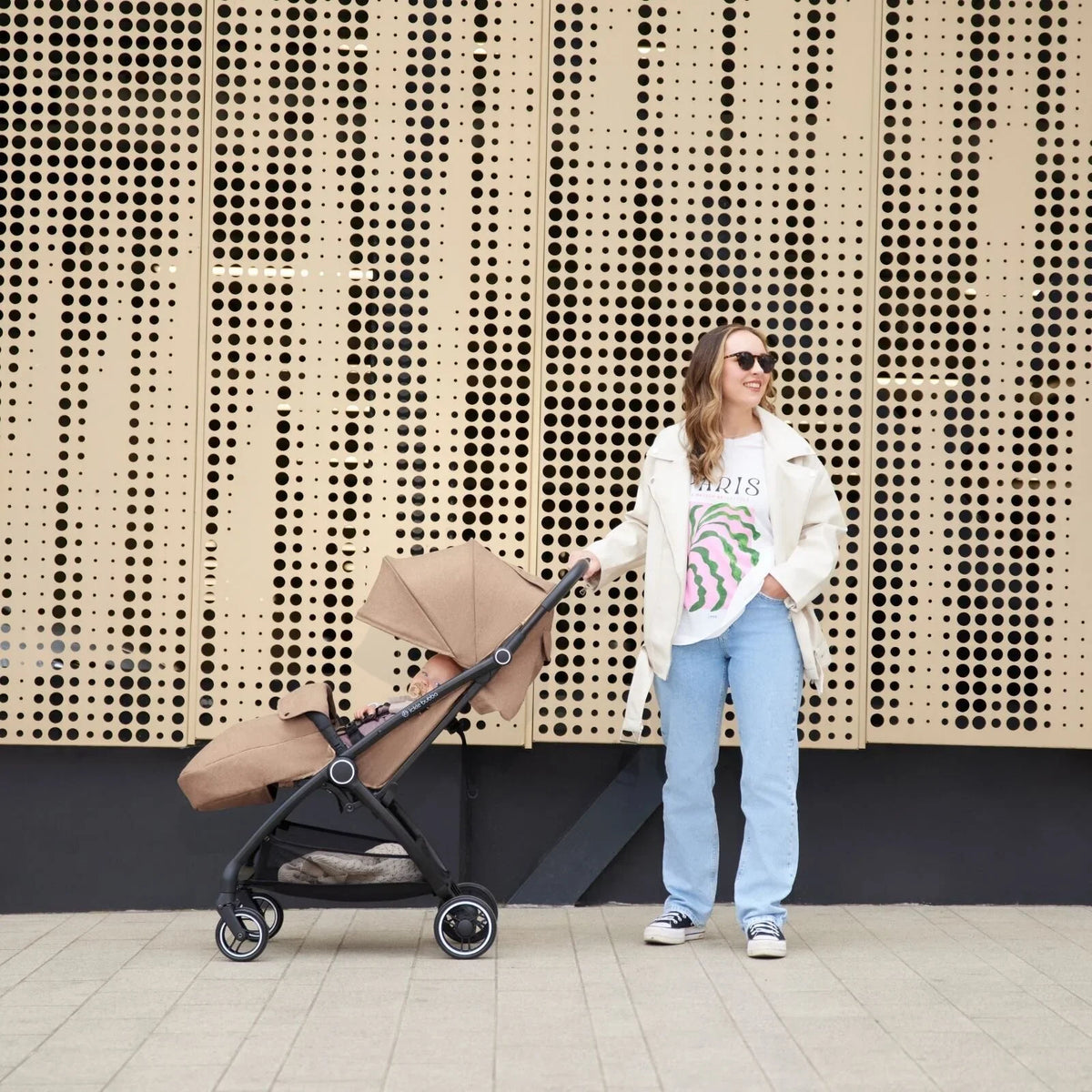 Ickle Bubba Aries Max Autofold Stroller - Black