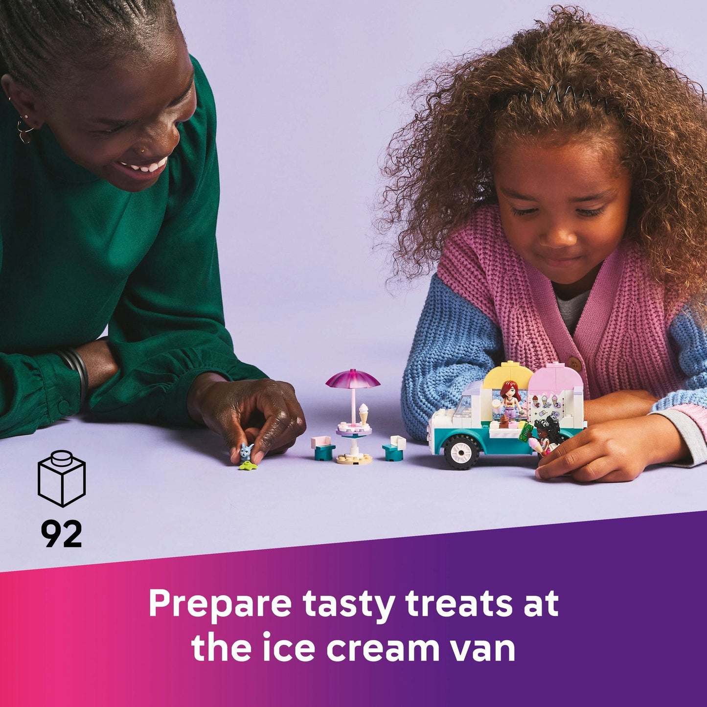 Lego Friends 42644 Heartlake City Ice Cream Truck Playset for Ages 4+