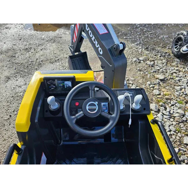 Licensed Volvo 12V Electric Digger & Excavator Ride On