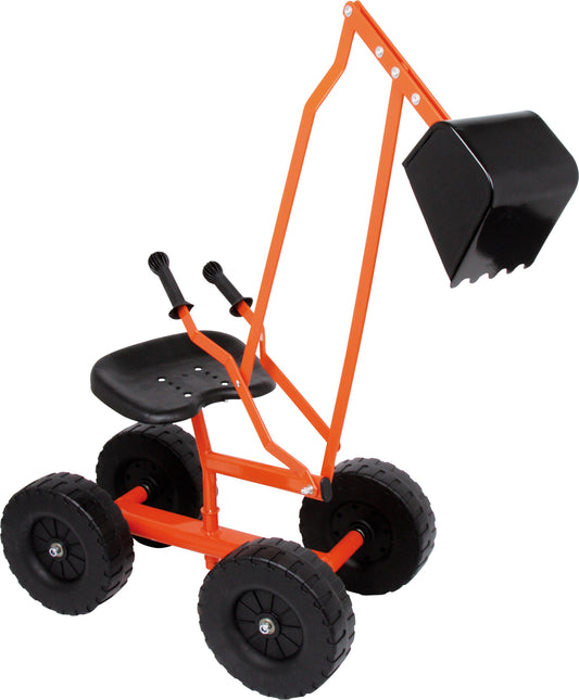 Small Foot Ride-On Digger with Wheels