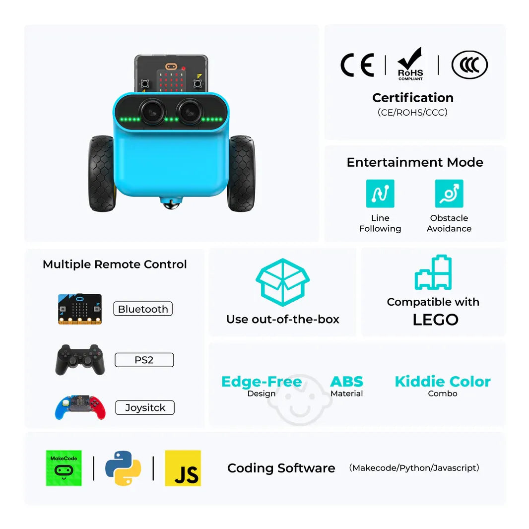 ELECFREAKS micro:bit TPBot Car Kit + FREE Online Course