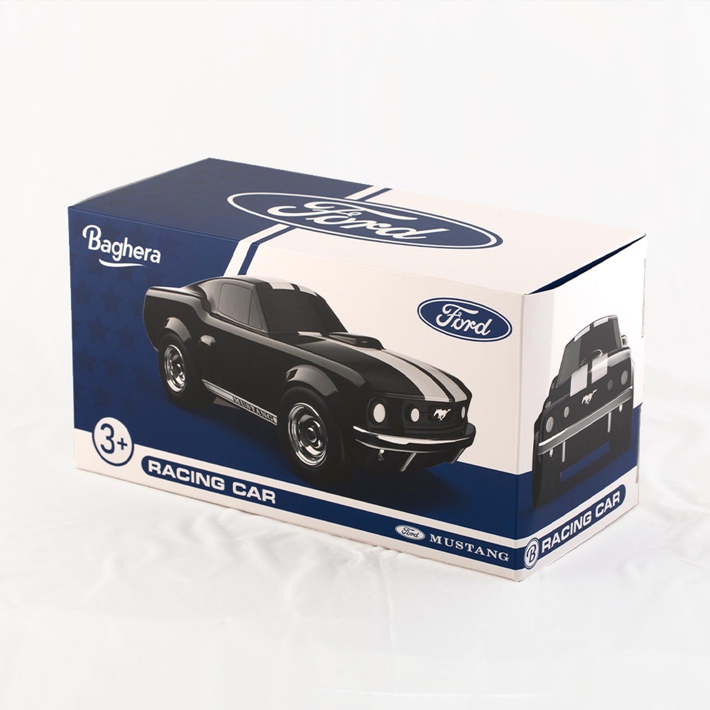 Ford Mustang Racing Car Black Toy Car