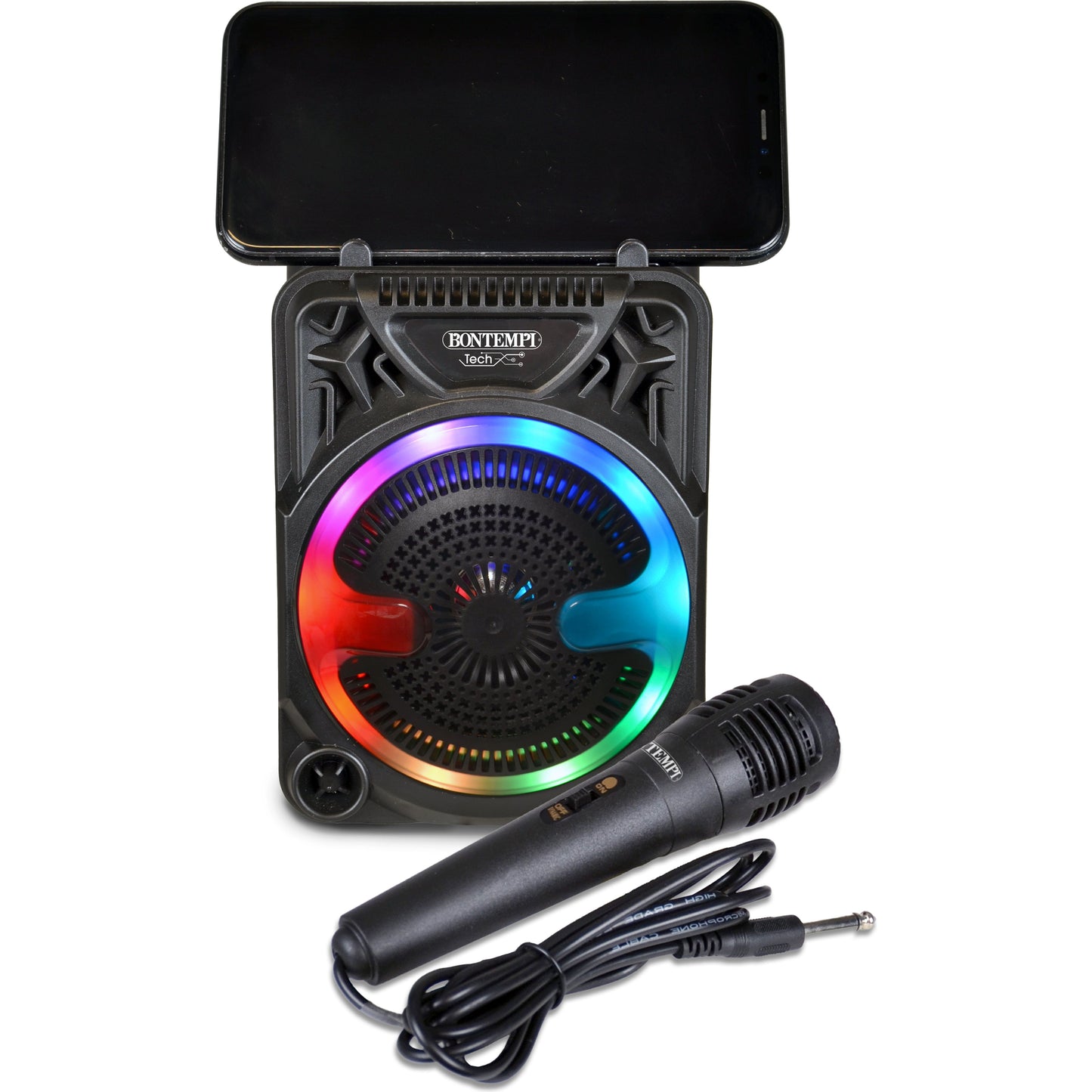 Bontempi Mini Wireless Speaker with Dynamic Microphone and Light Effects