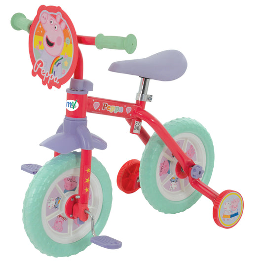 MV Peppa Pig My First 2 in 1 10" Training Bike