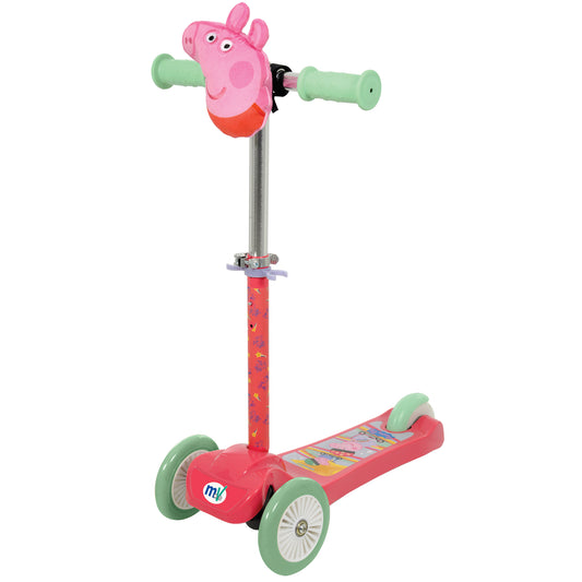 MV Peppa Pig Mini Go! Tilt Scooter with Squishle