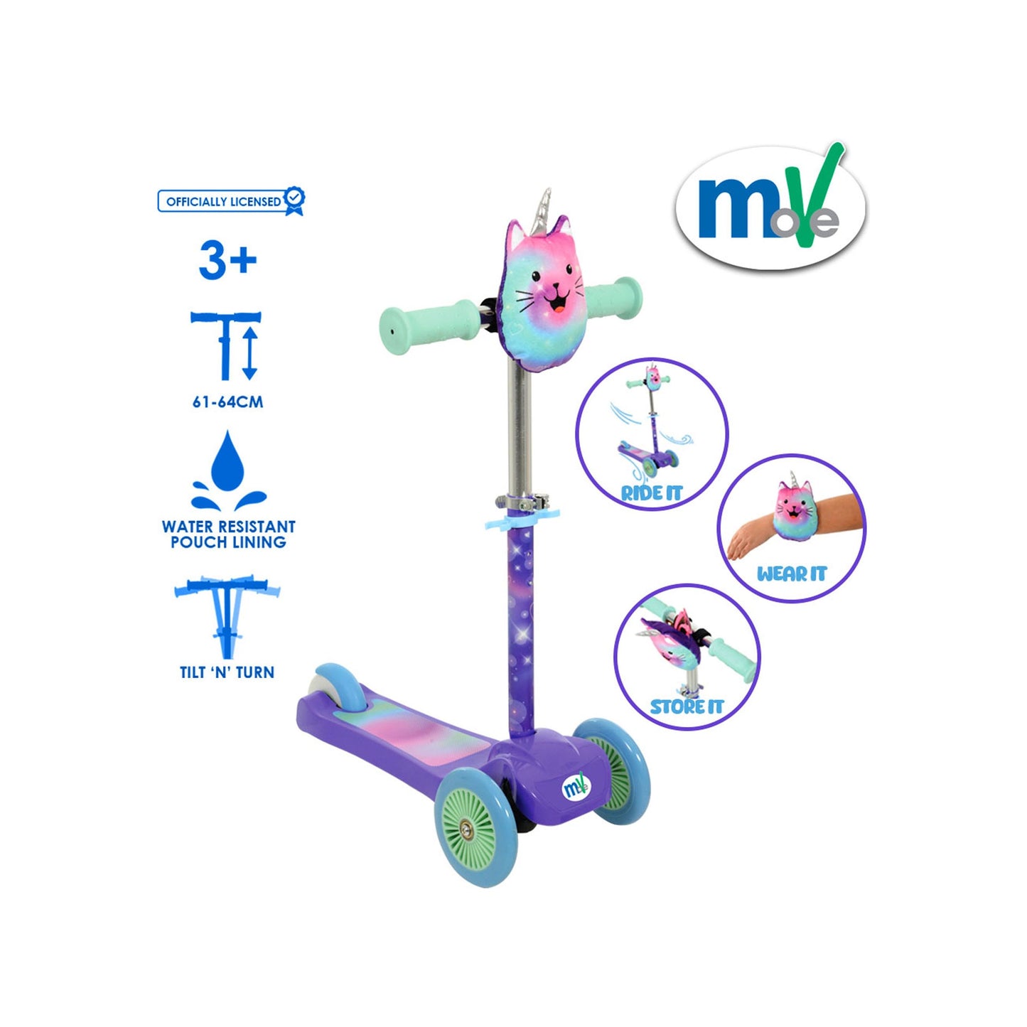 MV Mini Go! Tilt Scooter with Squishle