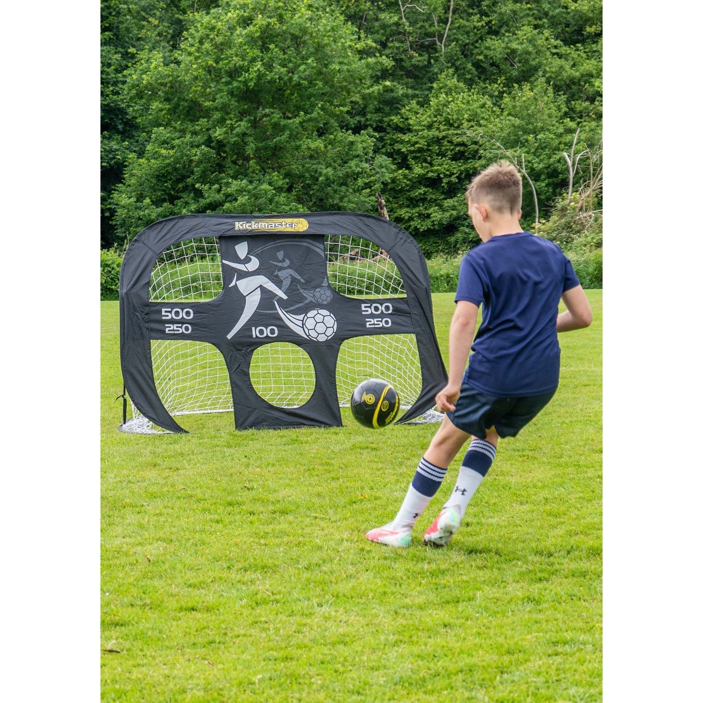 Kickmaster Large Quick Up Goal & Target Shot