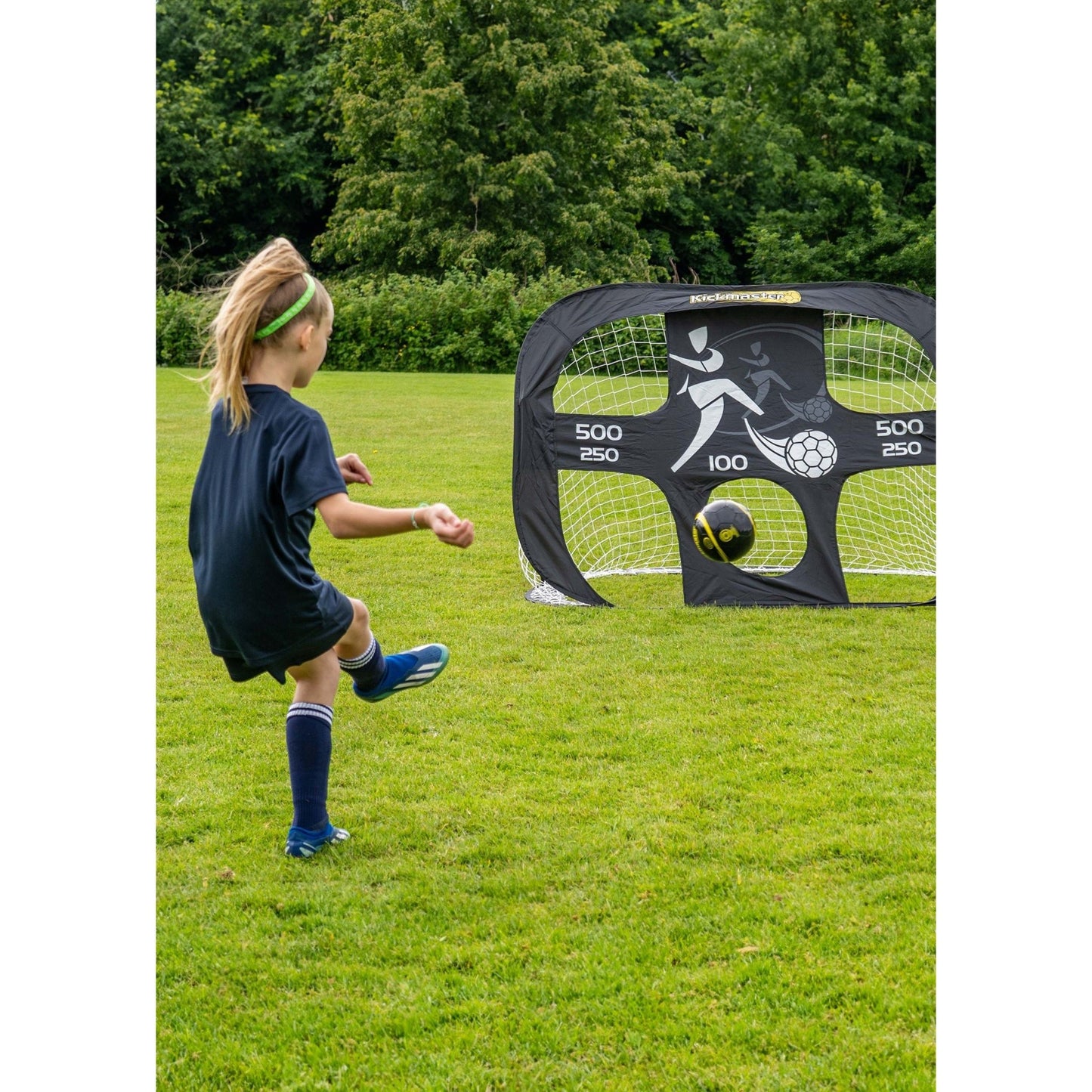 Kickmaster Large Quick Up Goal & Target Shot