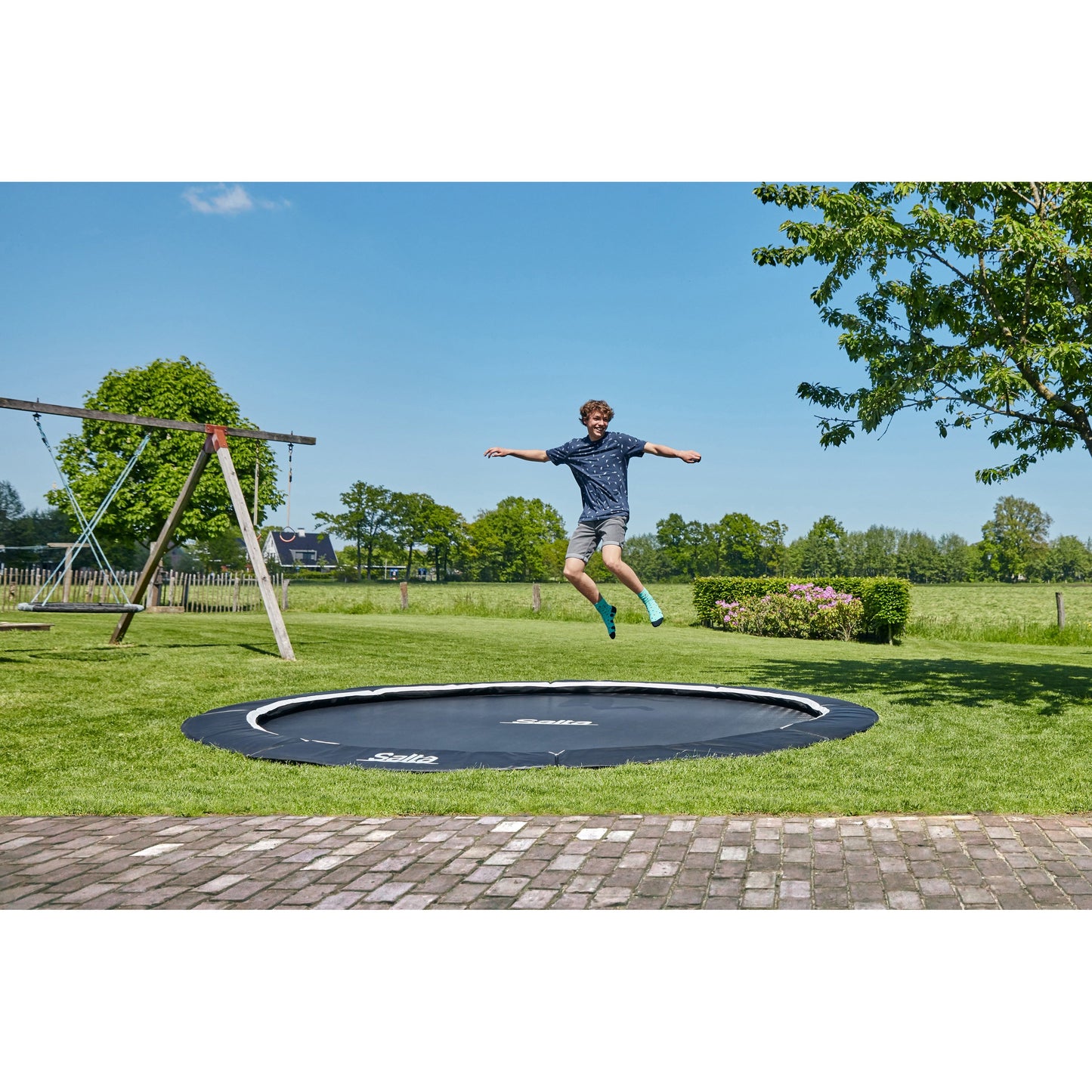 Salta Baseground Sports Round Trampoline without Enclosure