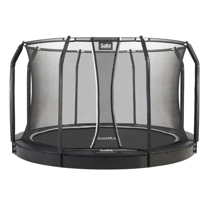 Salta Baseground Sports Round Trampoline with Enclosure