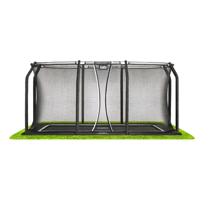 Salta Baseground Sports Rectangular Trampoline with Enclosure