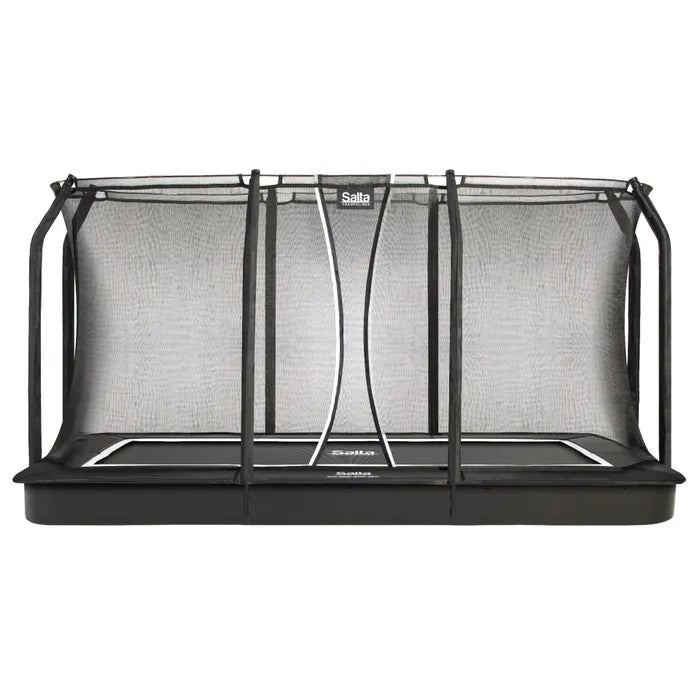 Salta Baseground Sports Rectangular Trampoline with Enclosure