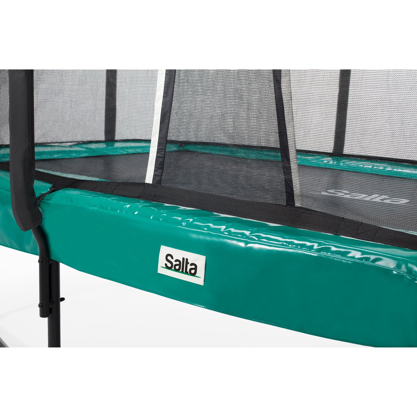 Salta First Class Rectangular Trampoline with Enclosure and Ladder