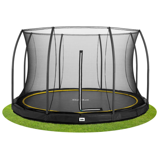 Salta Comfort Edition Inground Round Trampoline With Enclosure