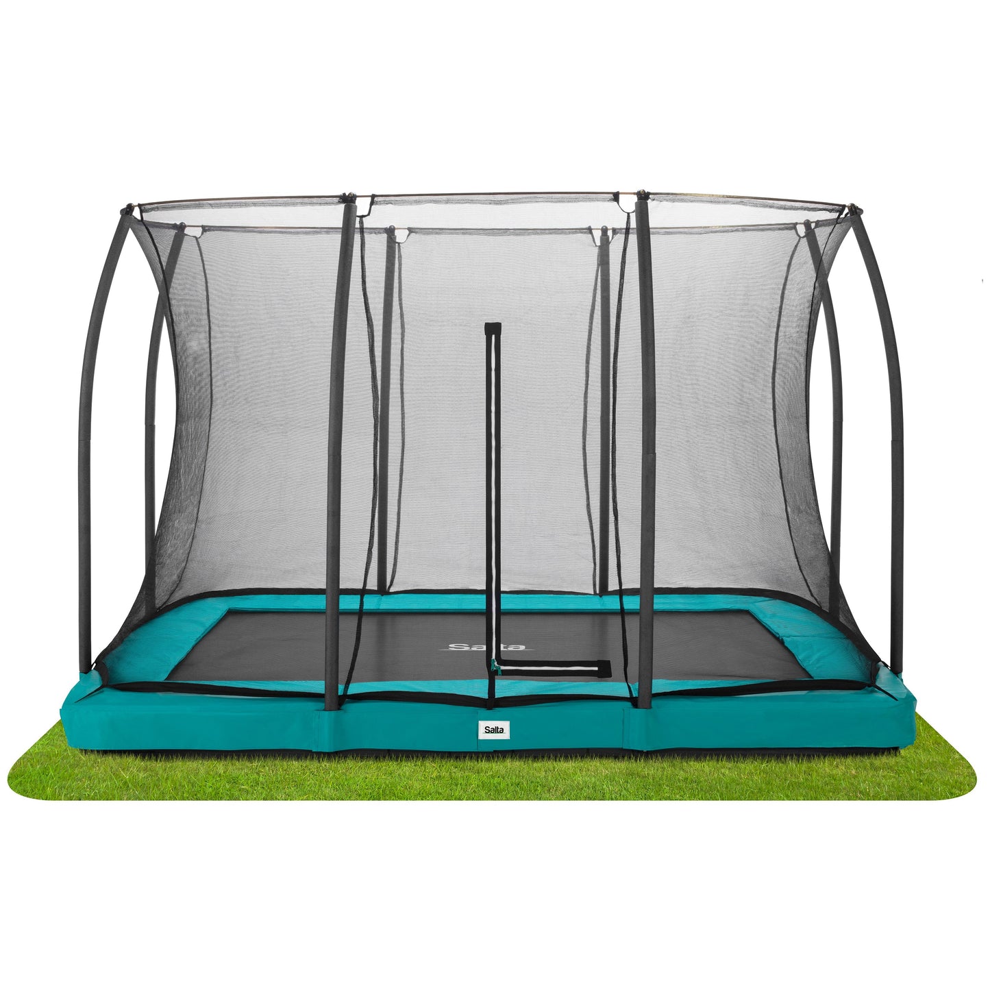 Salta Comfort Edition Inground Rectangular Trampoline With Enclosure