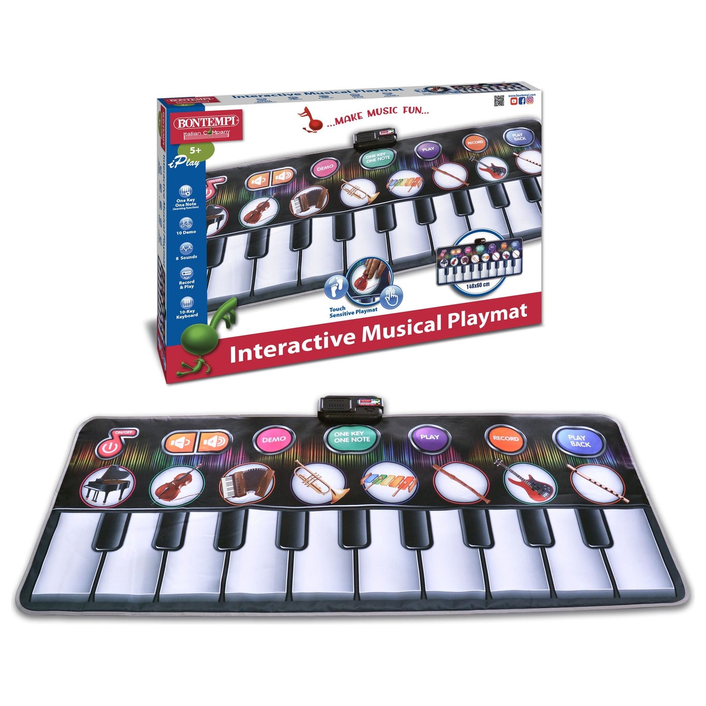 Bontempi Electronic Musical Playmat 148x60cm