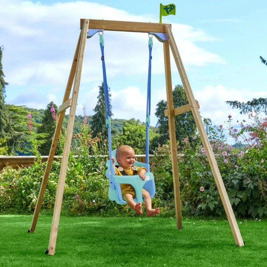 TP Forest Wooden Single Swing with Bluey Quadpod