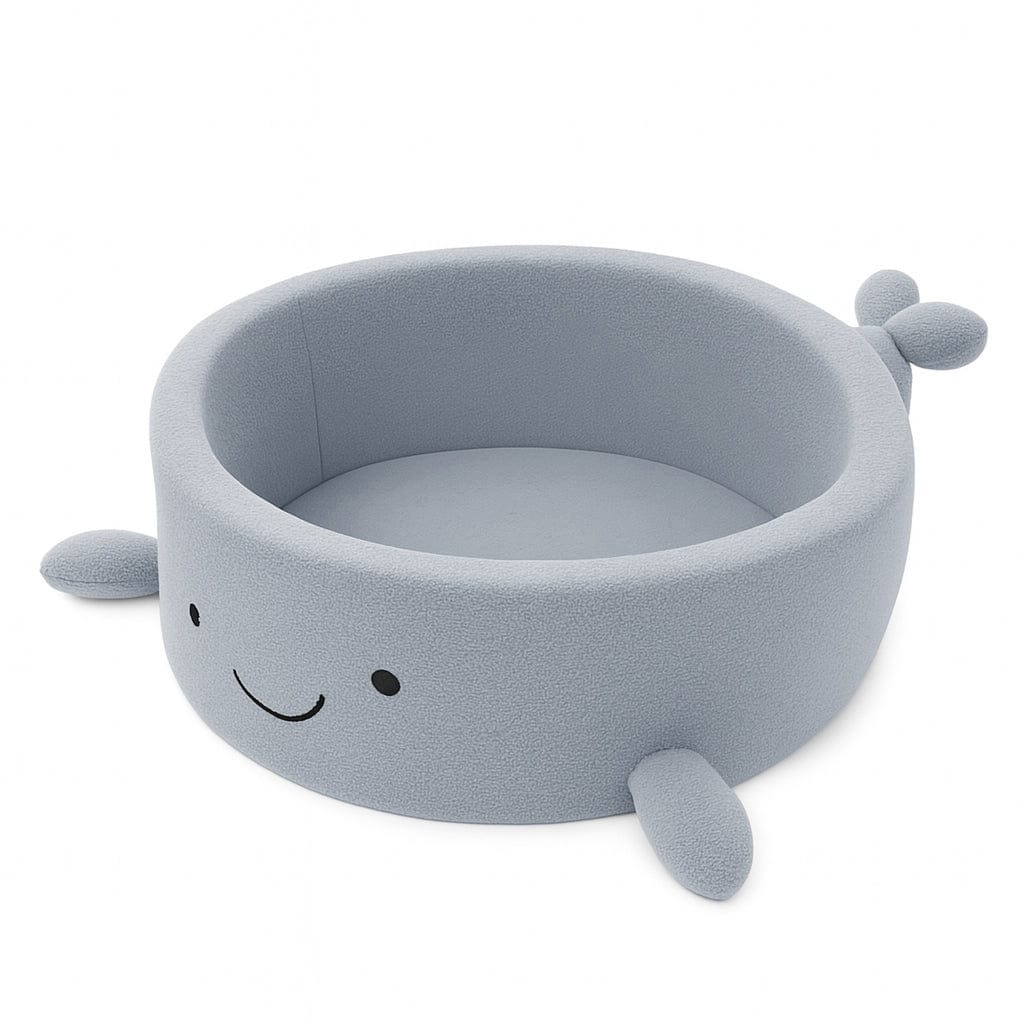Meow Baby Whale Boucle Ball Pit