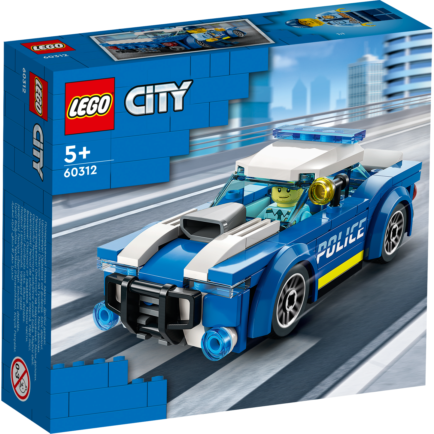 Lego City 60312 Police Car Buildable Toy Playset for Ages 5 and Up